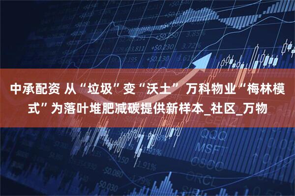 中承配资 从“垃圾”变“沃土” 万科物业“梅林模式”为落叶堆肥减碳提供新样本_社区_万物